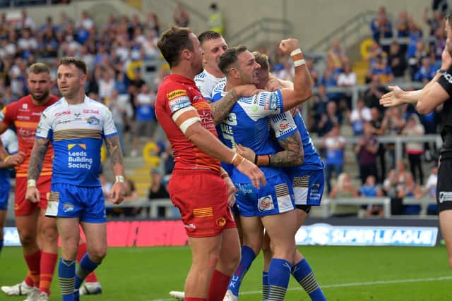 Luke Gale, pictured during the home game against Catalans this month, was left out of the team to face Salford. Picture by Jonathan Gawthorpe.