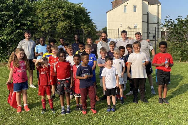 Starting with just eight players, support from the LUFC Foundation has seen numbers skyrocket in recent months and now more than 60 players train up to three times a week in Leeds.
Steve Riding