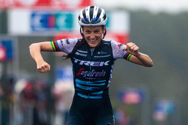 RELAXED: Lizzie Deignan is looking to make it third time lucky in Sunday's road race. Picture by Alex Whitehead/SWpix.com