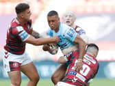 Wakefield Trinity's Reece Lyne in action against Wigan. (ED SYKES/SWPIX)