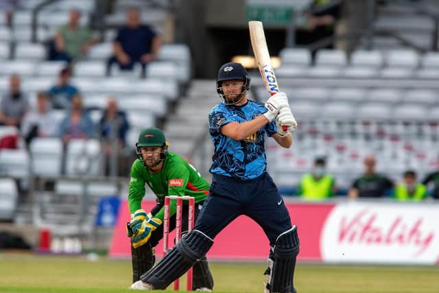 BIG THREAT: Jonny Bairstow, seen in action for
Yorkshire Vikings, will be in the visitors' dressing room at HEadingley today. Picture: Bruce Rollinson