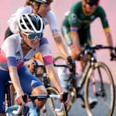 Lizzie Deignan comes home in 11th place in the Women's Road Race at the Fuji International Speedway. Picture: Martin Rickett/PA