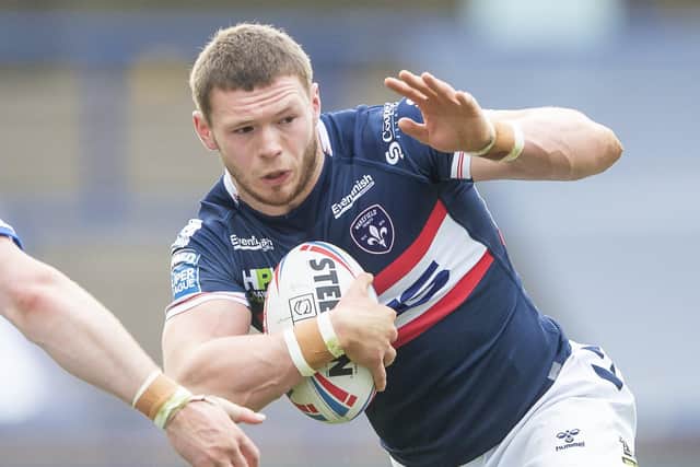 STAR MAN: Wakefield Trinity's James Batchelor was coach Chris Chester's stand out player against Wigan.  Picture: Allan McKenzie/SWpix.com.