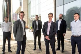 Picture caption: The expanded  Grant Thornton Corporate Finance team from Right to Left: Simon Keppie, John Whitney, Jim Whittaker, Ben Brydges, Duncan Morpeth and James Boreman. Picture Simon Dewhurst