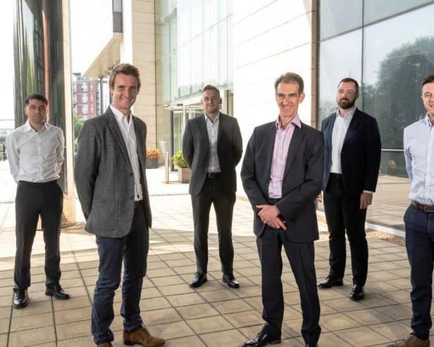 Picture caption: The expanded  Grant Thornton Corporate Finance team from Right to Left: Simon Keppie, John Whitney, Jim Whittaker, Ben Brydges, Duncan Morpeth and James Boreman. Picture Simon Dewhurst