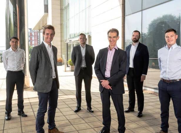 Picture caption: The expanded  Grant Thornton Corporate Finance team from Right to Left: Simon Keppie, John Whitney, Jim Whittaker, Ben Brydges, Duncan Morpeth and James Boreman. Picture Simon Dewhurst