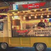 Big Phillies has taken over the Trinity Kitchen street food van, converted from an old Peugeot J7