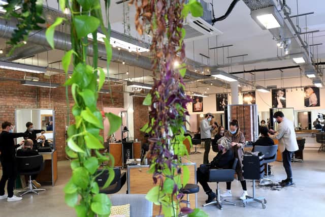 Chloe has collaborated with Tint hair salon, which doubles as an events and exhibition space