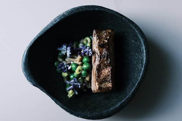 A teaser from CORA's secret evening tasting menu