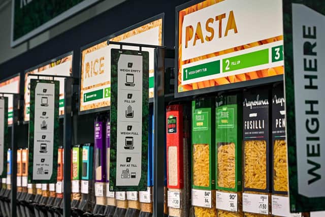 The Leeds-based supermarket chain Asda today revealed it had made a significant increase to the refill product range at it flagship sustainability store.