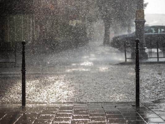 Thunderstorms will hit Leeds on Tuesday according to the Met Office.
