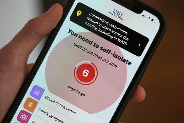 Thousands of people are being 'pinged' by the NHS app.