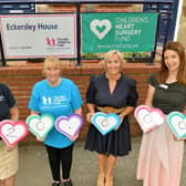 From left, Jane McHale (House Manager Eckersley House), Sheila Keenaghan (House Keeper Eckersley House), Lisa Williams (Senior Community Fundraiser Children's Heart Surgery Fund) and Ellie Brown,  (Fundraising Manager Children's Heart Surgery Fund). Picture: Jonathan Gawthorpe
