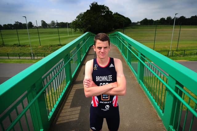 Brownlee Centre, Leeds.. Jonny Brownlee (Picture: Simon Hulme)