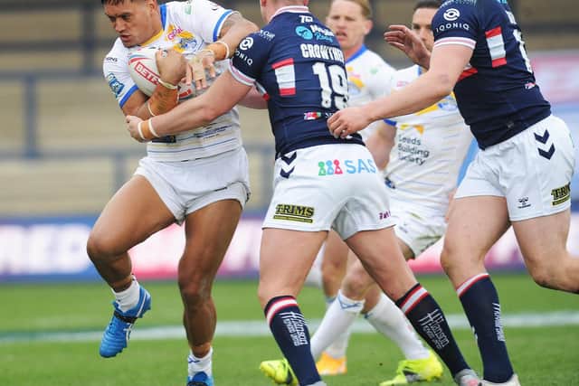Zane Tetevano could return for Rhinos at Hull. Picture by Steve Riding.