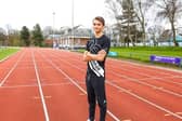 Alex Yee on the running track in Leeds.