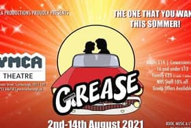 Grease opens at the YMCA Theatre, Scarborough, opens on Monday August 2 and runs until Saturday August 14