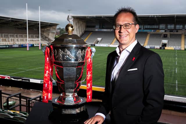 Jon Dutton, Chief Executive RLWC2021, is determined to keep the show on the road (Picture: Alex Whitehead/SWpix.com)