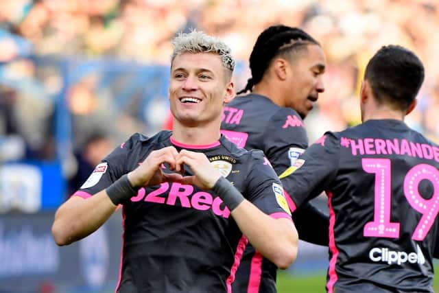 FINAL FAREWELL: From Gjanni Alioski who says Leeds United will always be in his heart. Photo by George Wood/Getty Images.