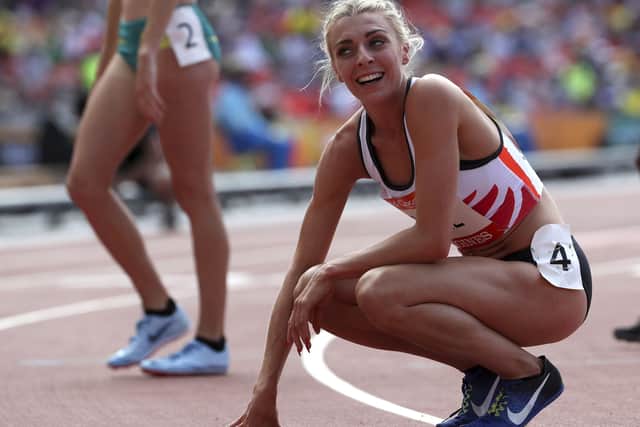 Leeds athlete Alexandra Belll, pictured at the Commonwealth Games in 2018, will make her Great Britain Olympic debut in Tokyo. Picture: AP Photo/Mark Schiefelbein.