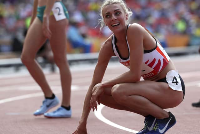 Leeds athlete Alexandra Belll, pictured at the Commonwealth Games in 2018, will make her Great Britain Olympic debut in Tokyo. Picture: AP Photo/Mark Schiefelbein.