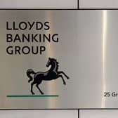 Library image of signage for the Lloyds Banking Group