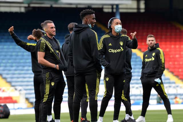 Leeds United's players arrive at Fleetwood. Pic: Jonathan Gawthorpe