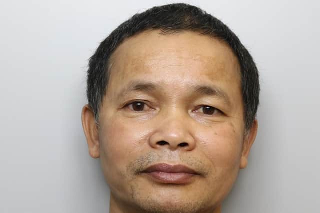 Phi Nguyen was jailed for 20 months after he was arrested at a house in Armley where a cannabis farm worth £100,000 had been set up.
