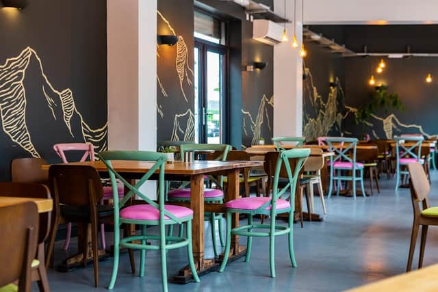 The restaurant serves an entirely plant-based menu, from morning coffees and breakfast through to Sunday roasts and alcoholic tipples