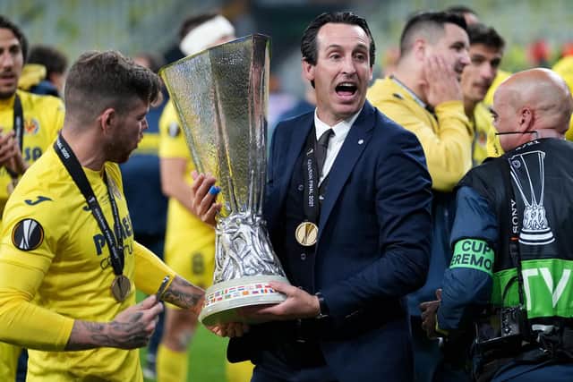 FINAL FRIENDLY: For Leeds United against Europa League champions Villarreal, managed by Unai Emery, above. Photo by Michael Sohn - Pool/Getty Images.