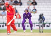 WIDE APPEAL: Northern Superchargers' Lauren Winfield-Hill celebrates stumping Welsh Fire's Sarah Taylor. Picture by Allan McKenzie/SWpix.com