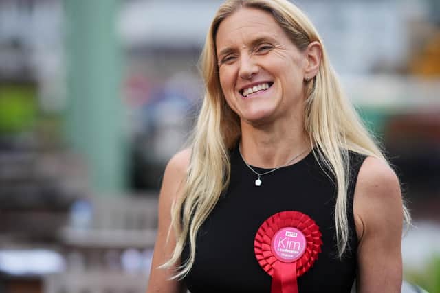Kim Leadbeater after winning the Batley and Spen seat back in May.
Picture: Getty Images.