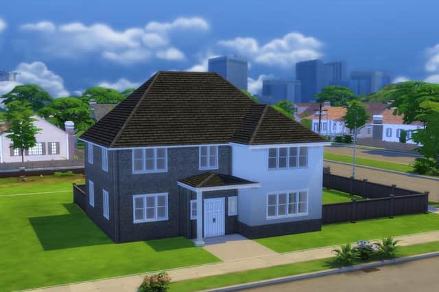 Another recreation of a Redrow property in The Sims.