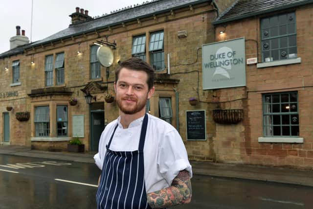 Josh Garrick is the new head chef at the Duke of Wellington pub in East Keswick, which has reopened to rave reviews