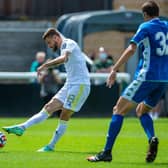 WARNING: From Leeds United midfielder Mateusz Klich, left, pictured during Saturday's pre-season friendly against Real Betis in Loughborough. Picture by Bruce Rollinson.