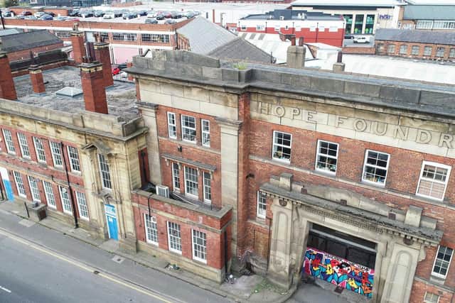 Hope Foundry, a Grade II-listed former brass and iron works in Mabgate.