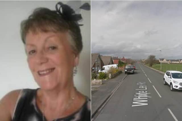 Carol Andrew died after she was struck by a car on White Lee Road, Heckmondwike.