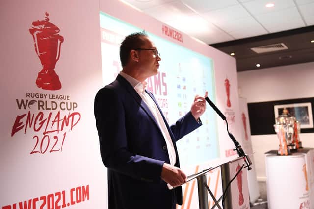 Delayed: Rugby League World Cup chief executive Jon Dutton. Picture by Simon Wilkinson/SWpix.com