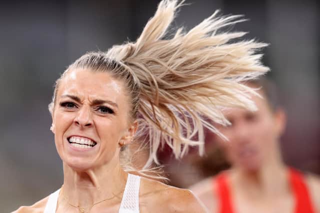 Alexandra Bell of Team Great Britain competes in the Women's 800m Semi-Final on day eight of the Tokyo 2020 Olympic Games at Olympic Stadium on July 31, 2021 in Tokyo, Japan. (Picture: Patrick Smith/Getty Images)