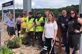 Rail passengers can now enjoy a colourful welcome thanks to a team of volunteers from  Kirkstall in Bloom and CEG, the developer behind the station.