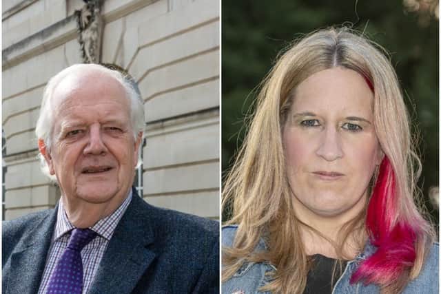 Coun Andrew Carter (left) and Coun Fiona Venner (right).