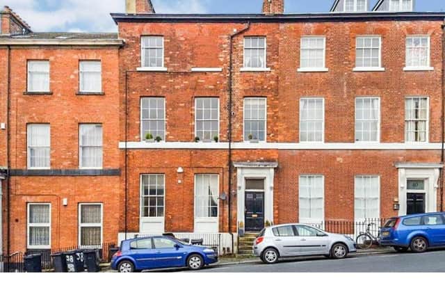 This apartment in a converted Georgian town house is perfect for those looking for a home with character. Filled with period features, the apartment is in Hanover Square, just a short walk away from the city centre. The property briefly comprises of two double bedrooms, house bathroom plus an additional study/storage room and a kitchen which is separate from the living space. It is on the market for 250,000 with Purple Bricks.