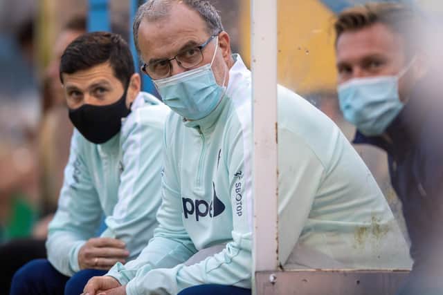 Leeds United head coach Marcelo Bielsa. Pic: Bruce Rollinson