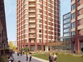 An artist's impression of the development