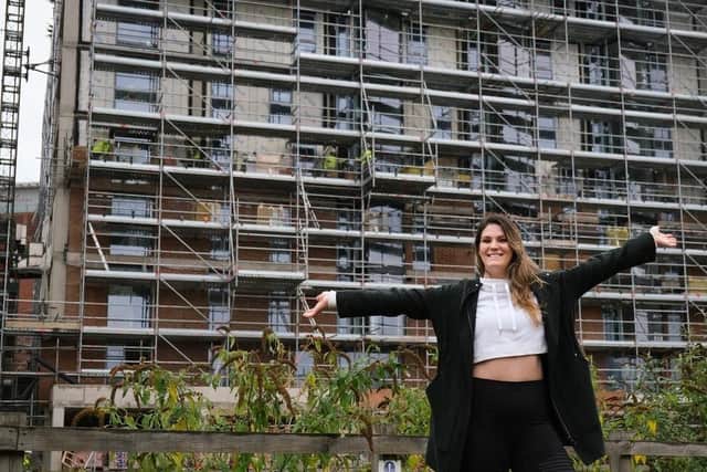 Owner of the new studio Paige Wang can't wait for it to open next month. Photo: Barrecore