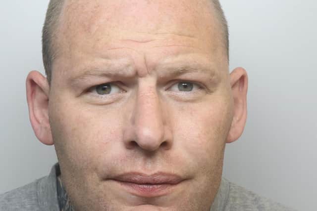 Murderer Carl Chadwick was involved in a knife-point robbery at a Co-op store in Leeds in 2015.