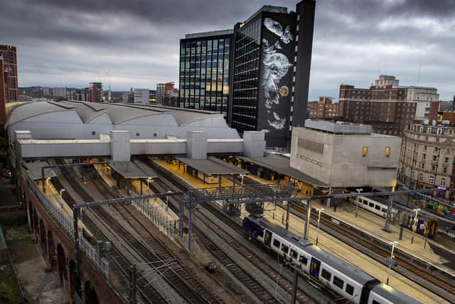 The incident happened at Leeds Station on February 20