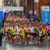Leeds Abbey Dash runners back in 2019.