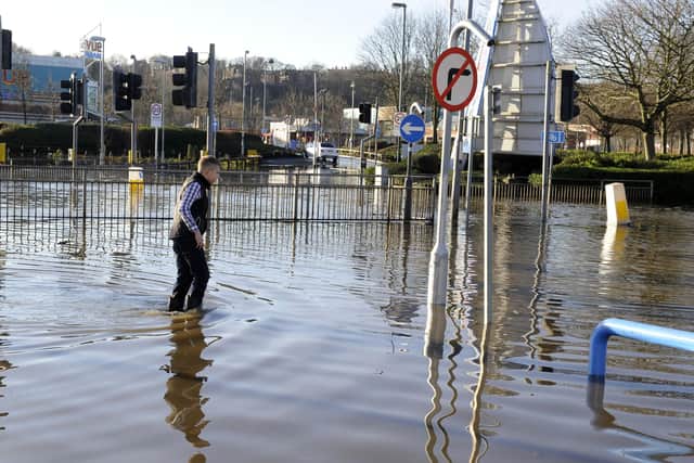 This was the impact of the floods in Kirkstall in December 2015.