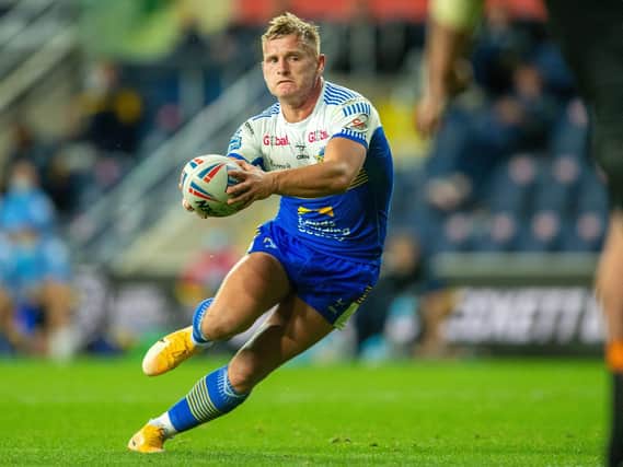 Brad Dwyer scored Rhinos' third try. Picture by Bruce Rollinson.